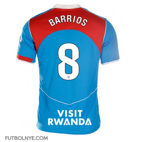 Camiseta Atletico Madrid Pablo Barrios #8 Tercera Equipación para mujer 2025-26 manga corta